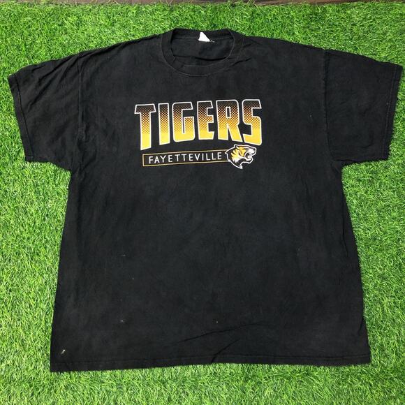 Men’s Black/Orange Fayetteville Tigers Graphic Tee - Picture 1 of 5